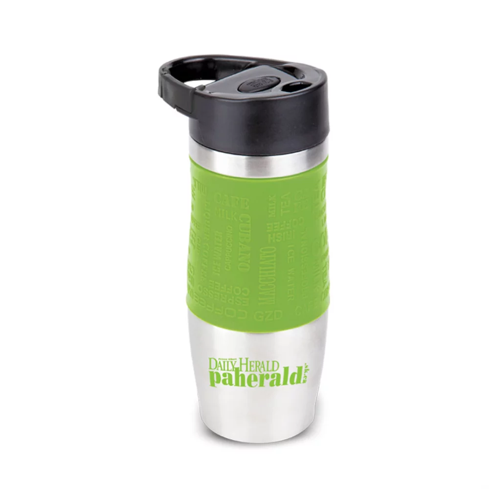 The Market Vacuum Tumbler - 14oz Lime Green
