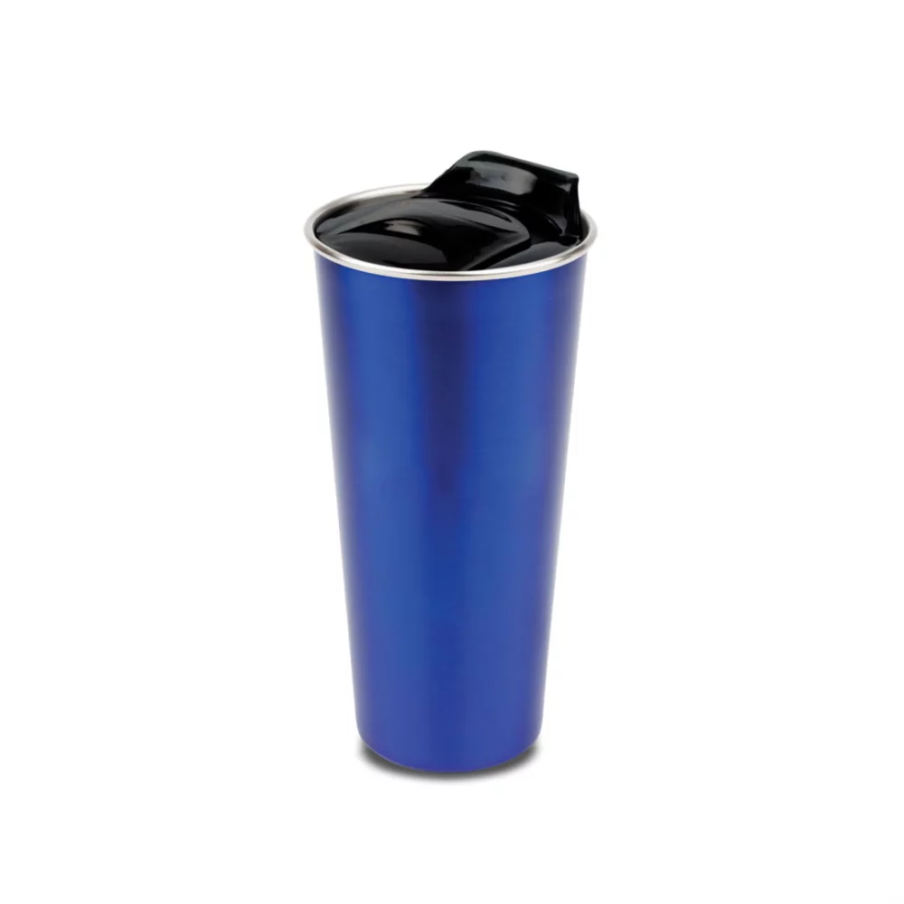 The Textured S/S Tumbler - 18oz Blue