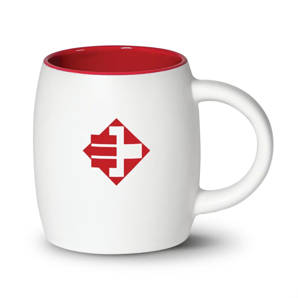 Macarena Mug - 16oz White/Red
