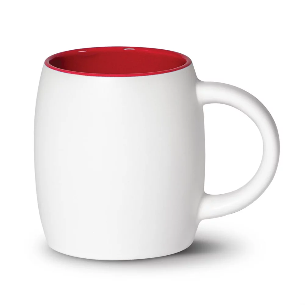 Tasse Macarena - 16 oz Blanc/Rouge