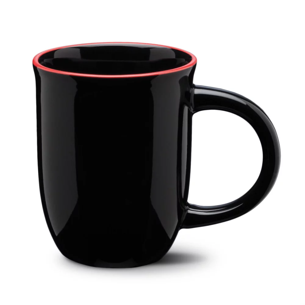 Tasse Celia - 14 oz Noir/Rouge
