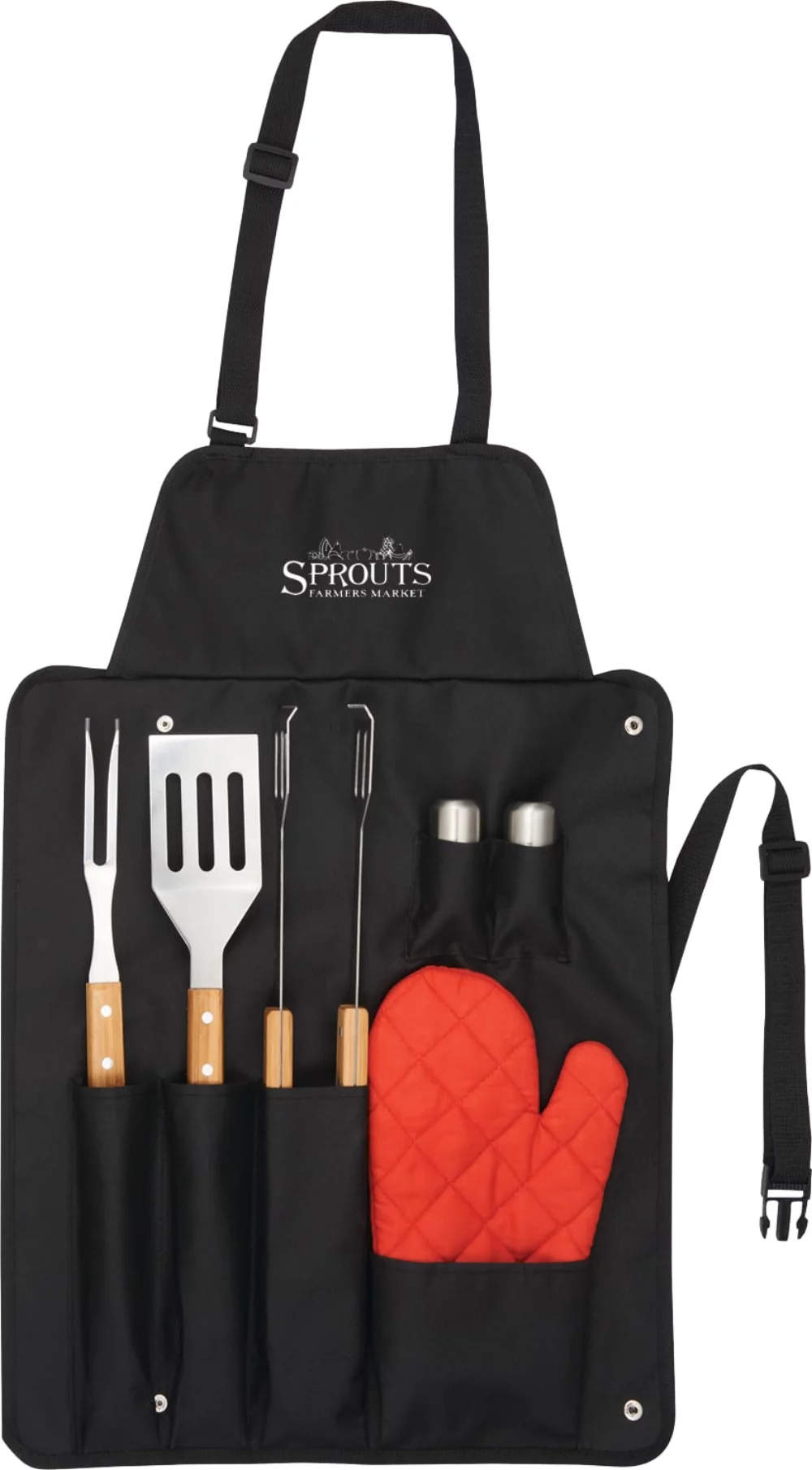 Tablier BBQ Now et ensemble BBQ de 7 pièces