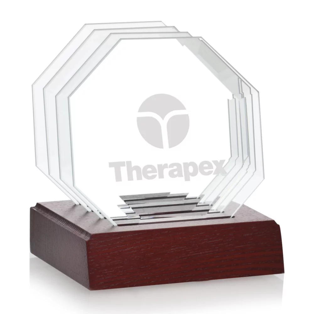 Sous-verre octogonal Meaford - 4 sur base