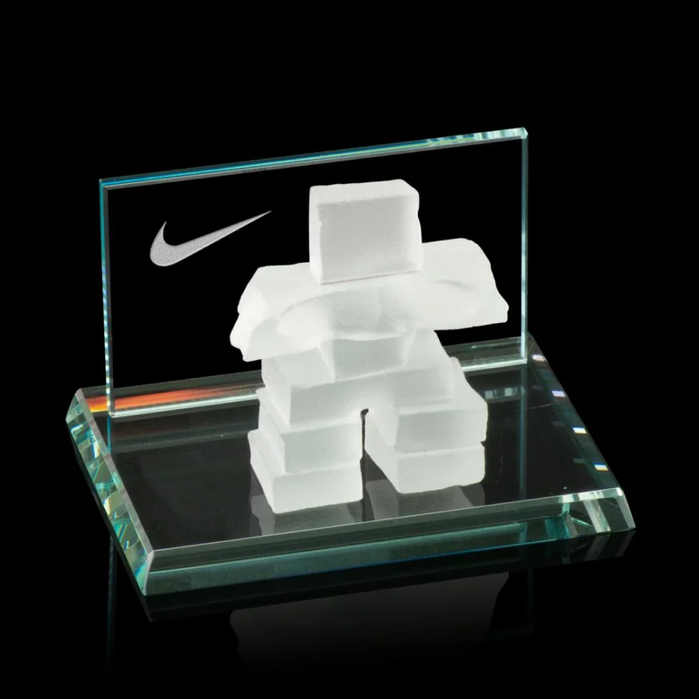 Porte-cartes Inukshuk (Inukshuk à l'avant)