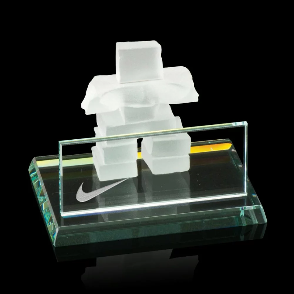 Porte-cartes Inukshuk (Inukshuk au dos)