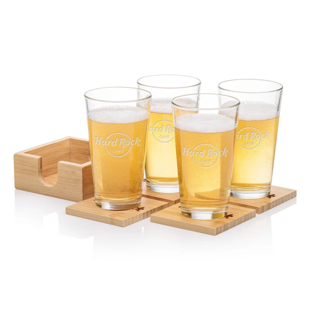 Ensemble cadeau Chelsea/Coaster pour 4 personnes