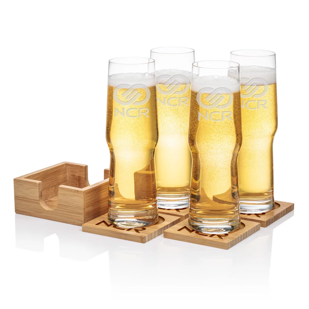 Ensemble cadeau Stuttgart/Coaster pour 4 personnes