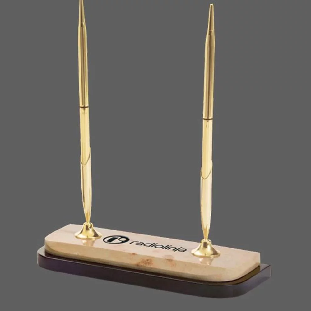 Porte-stylos double Scottsdale - Noir/Boticino