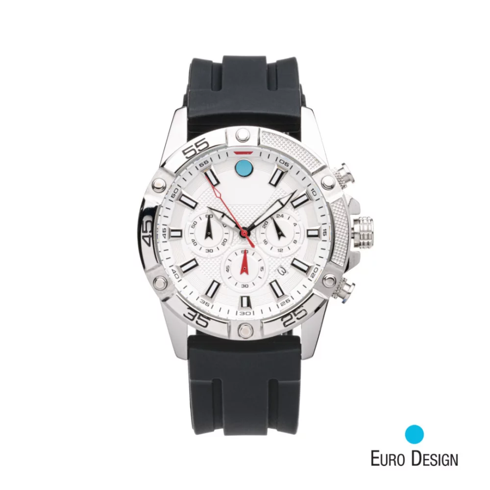 Montre chronographe Euro Design® Helsinki - Argent