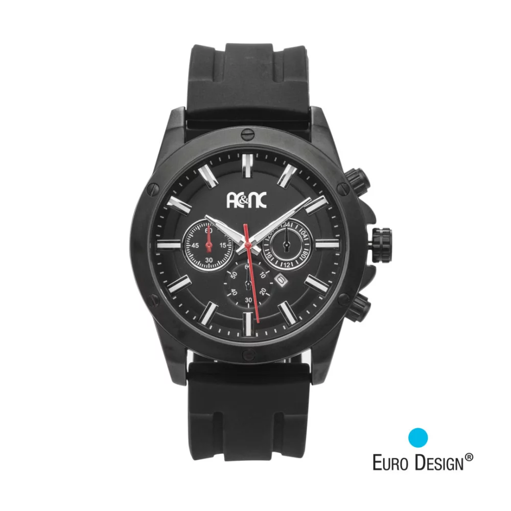 Montre Euro Design® Bernau - Noire