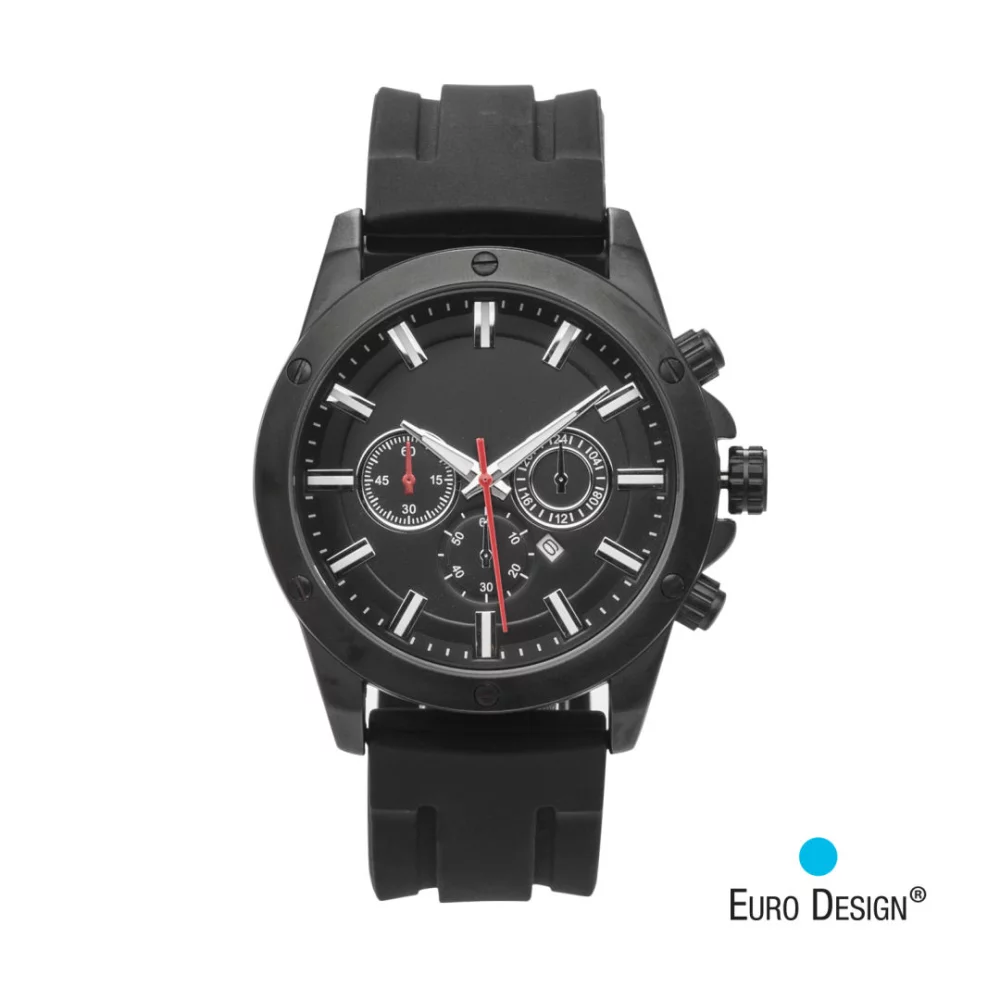 Euro Design® Bernau Watch - Black