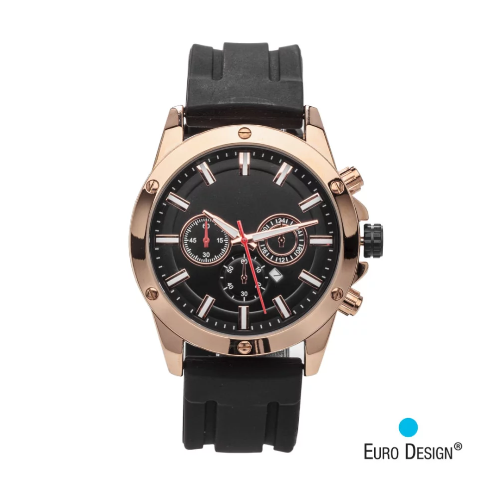 Euro Design® Bernau Watch - Rose Gold