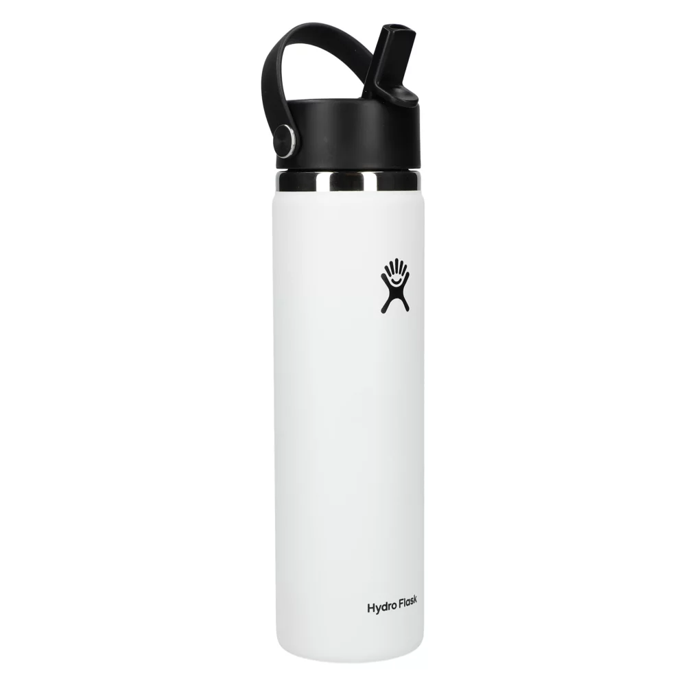 Hydro Flask® Wide Mouth avec bouchon à paille flexible 24oz
