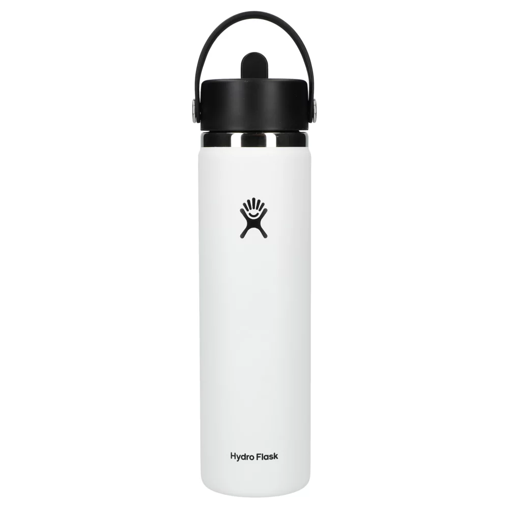 Hydro Flask® Wide Mouth avec bouchon à paille flexible 24oz