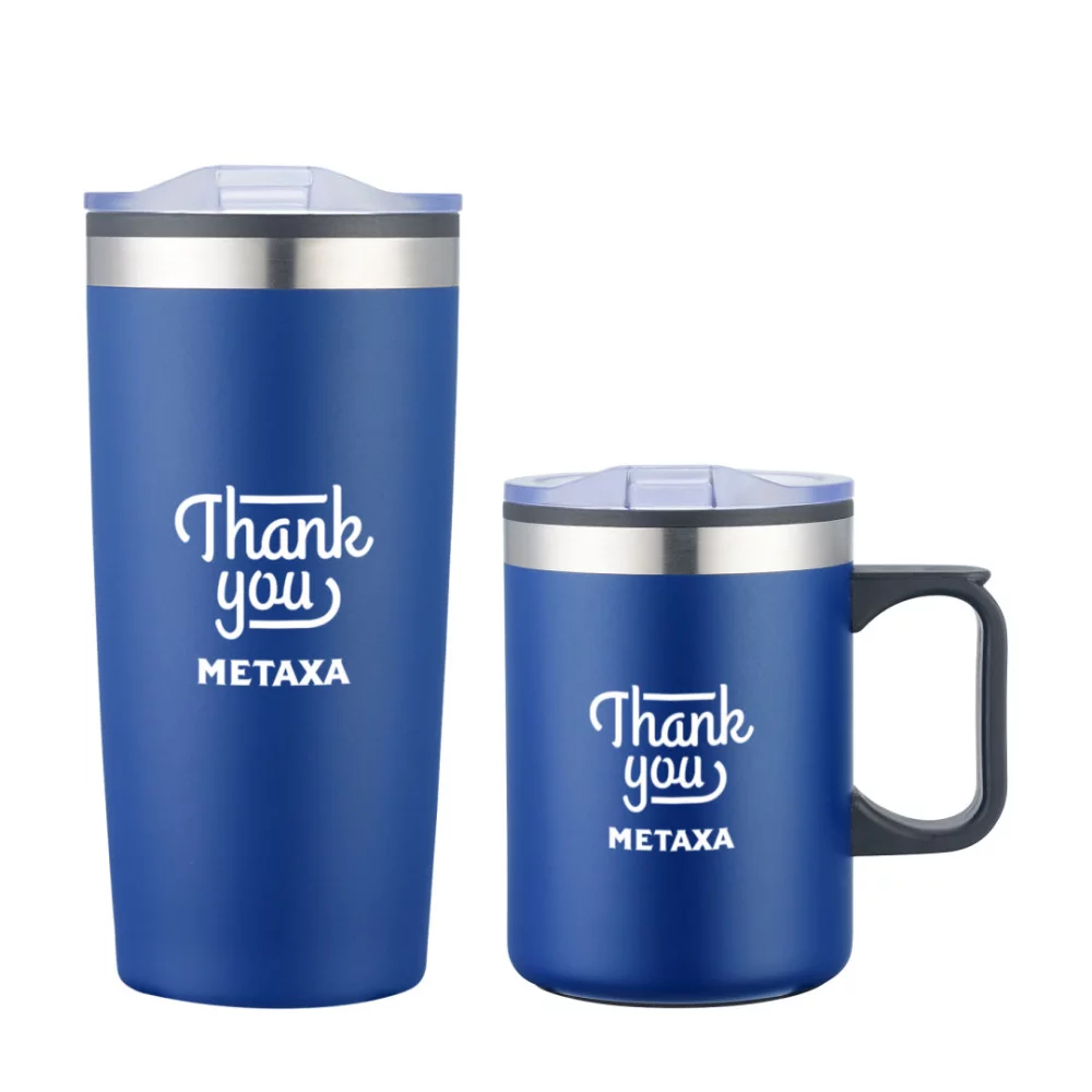 Ensemble cadeau Lou Asador Mug & Tumbler - Bleu