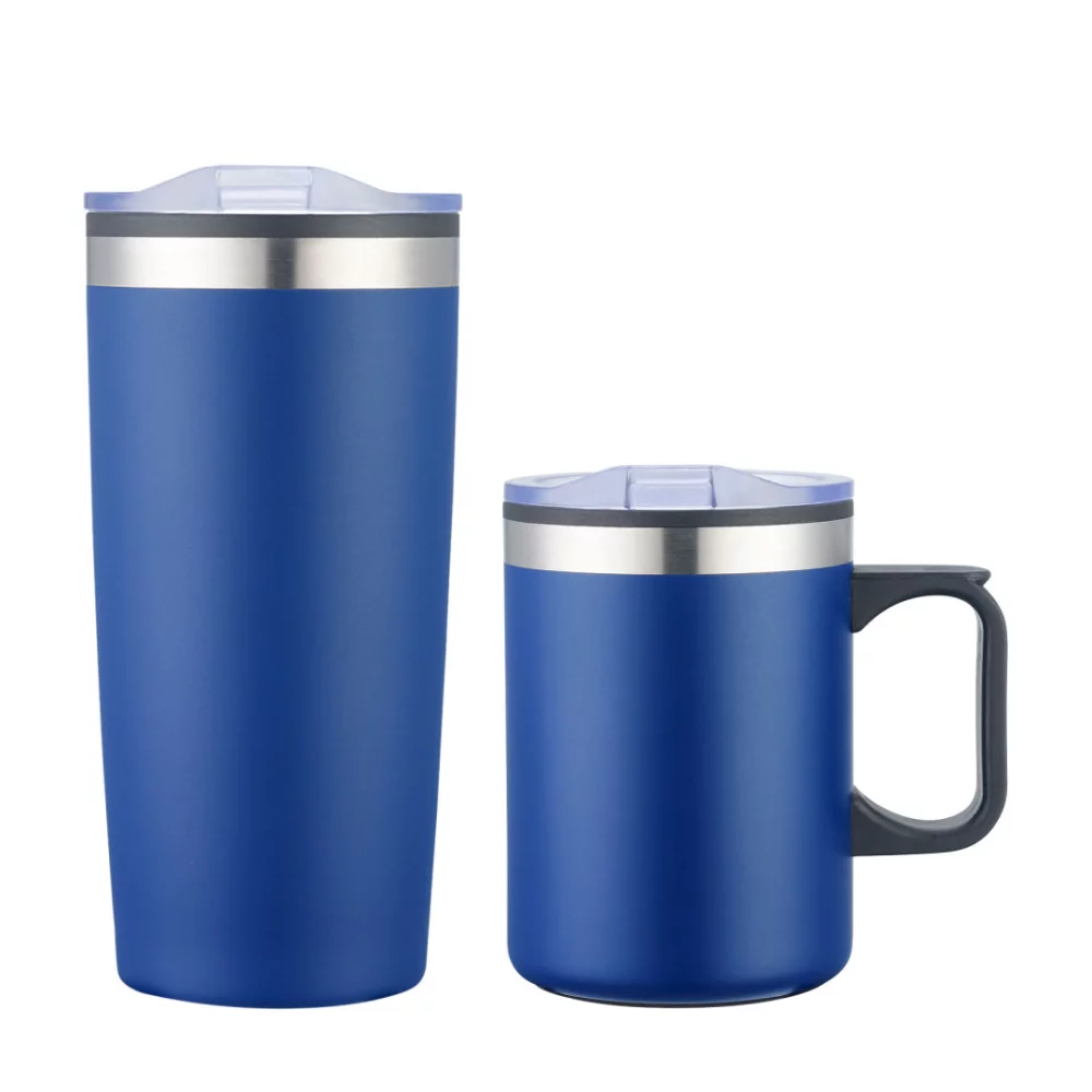 Ensemble cadeau Lou Asador Mug & Tumbler - Bleu