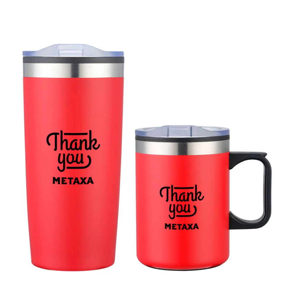 Ensemble cadeau Lou Asador Mug & Tumbler - Rouge