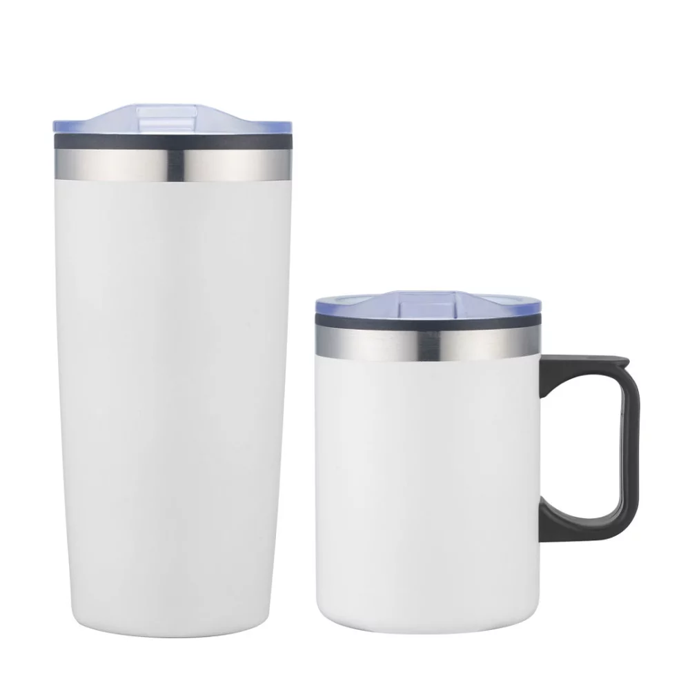 Lou Asador Mug & Tumbler Gift Set - White