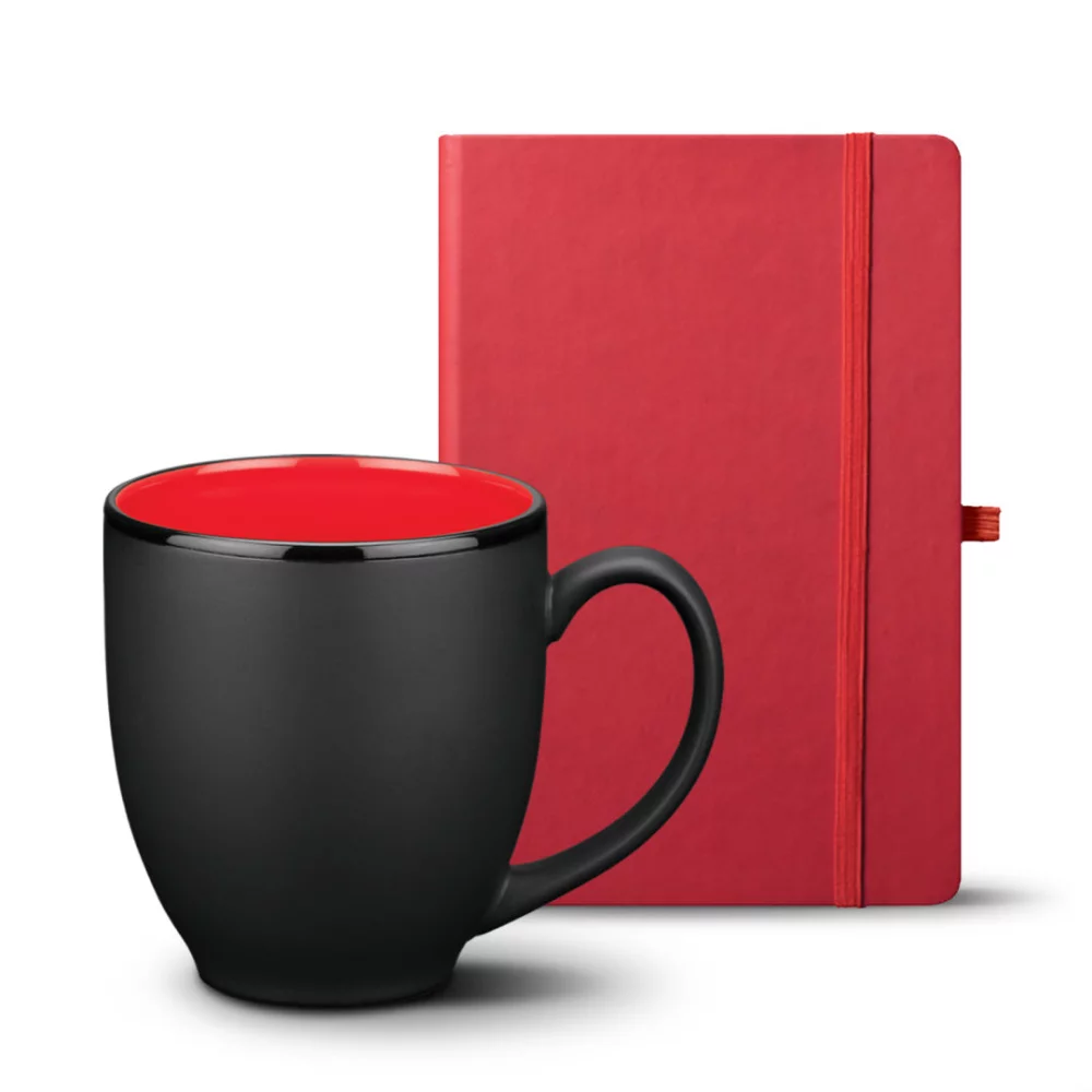 Eccolo® Cool Journal/Dereham Mug Set - Red
