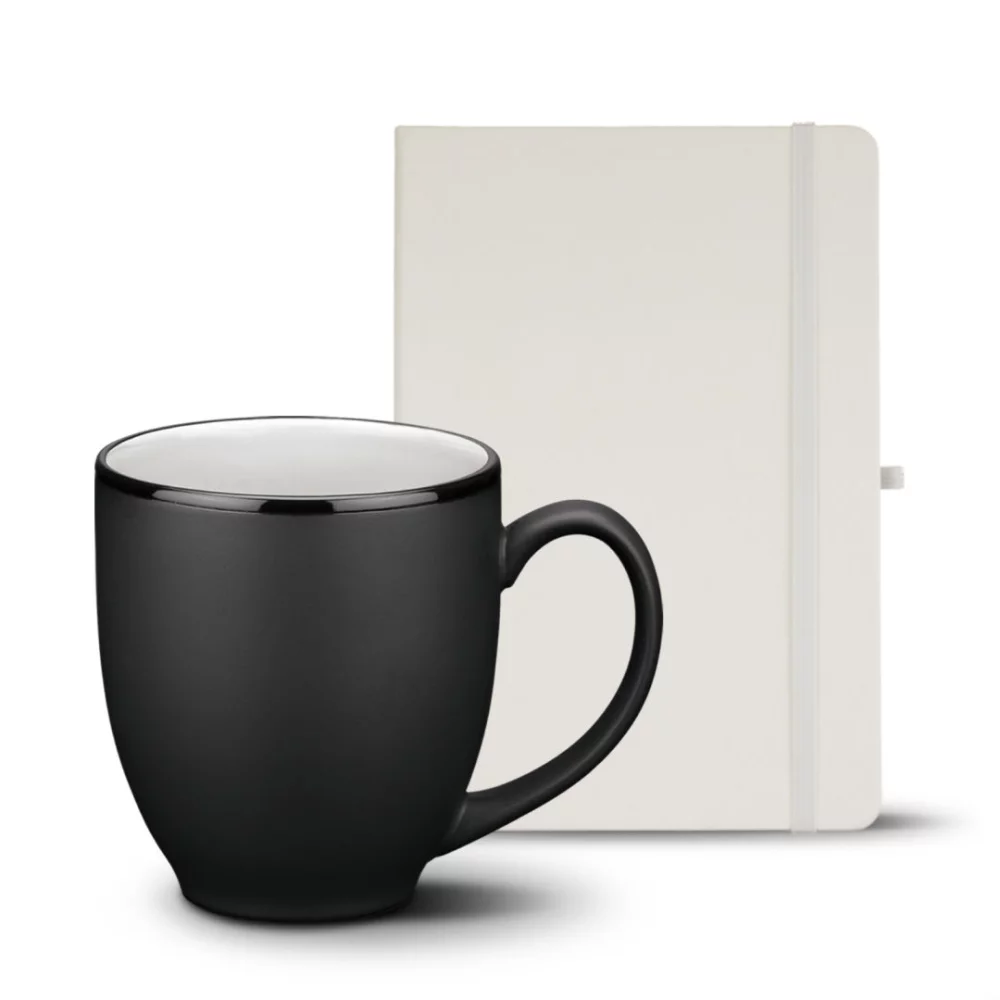 Eccolo® Cool Journal/Dereham Mug Set - White