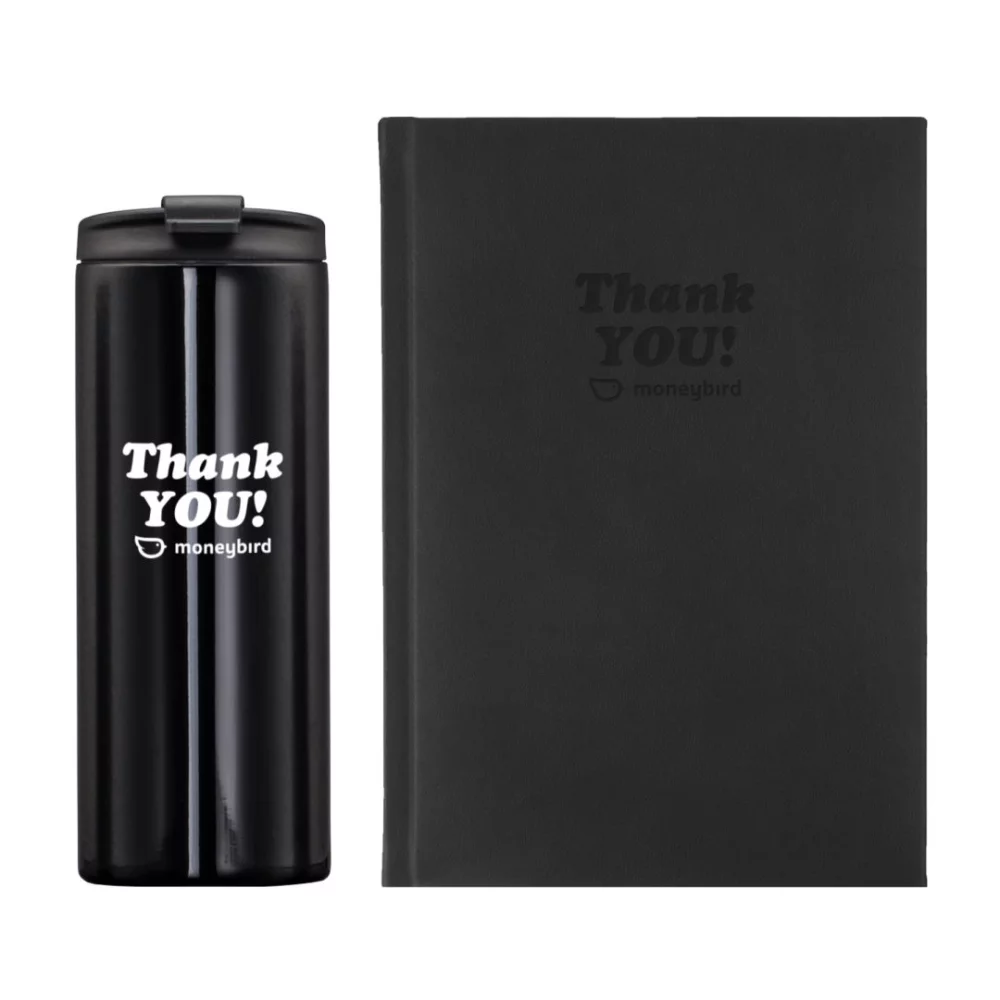 Ensemble cadeau Eccolo® Symphony Journal/Renzi Tumbler - Noir