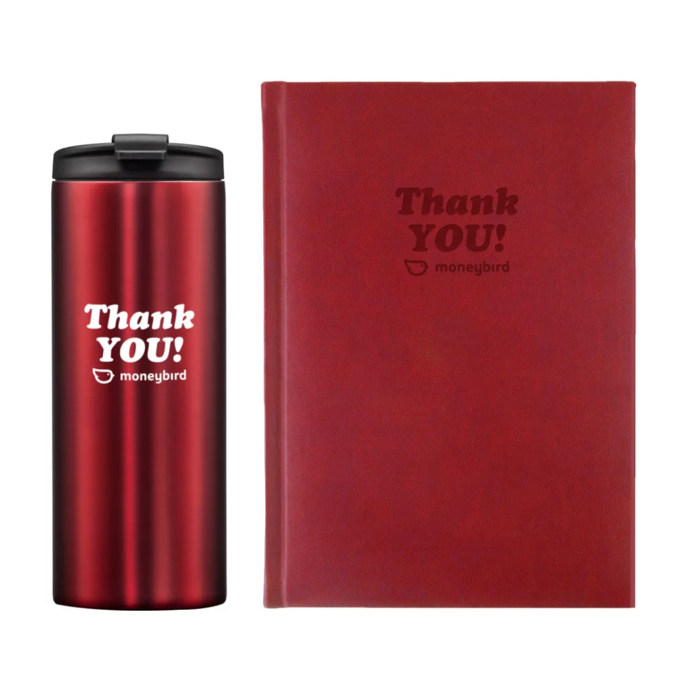 Ensemble cadeau Eccolo® Symphony Journal/Renzi Tumbler - Rouge