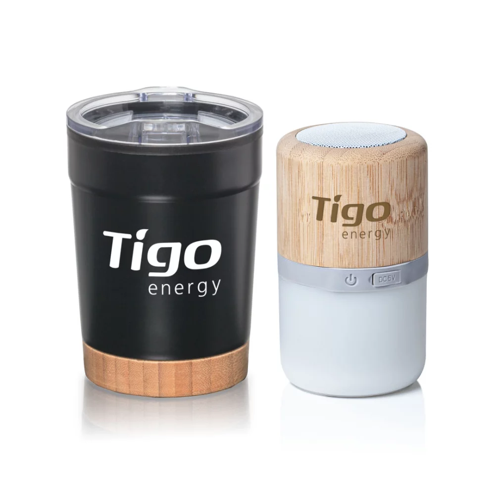 Ensemble cadeau Eduardo Tumbler & Speaker - Noir