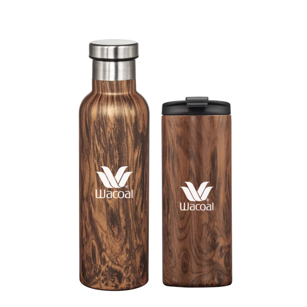 Ensemble cadeau Cortina 2 pièces - Bois grainé