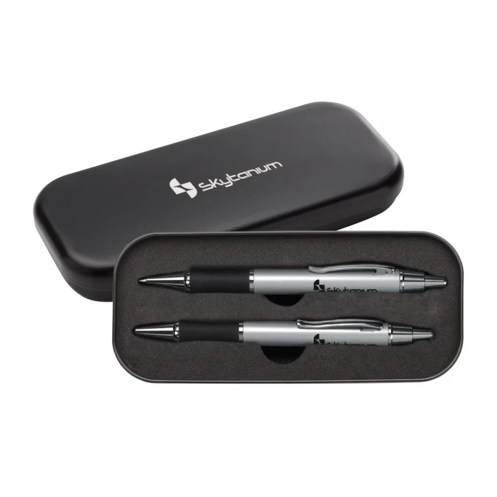 Sundance Ballpoint/Pencil Set - Silver
