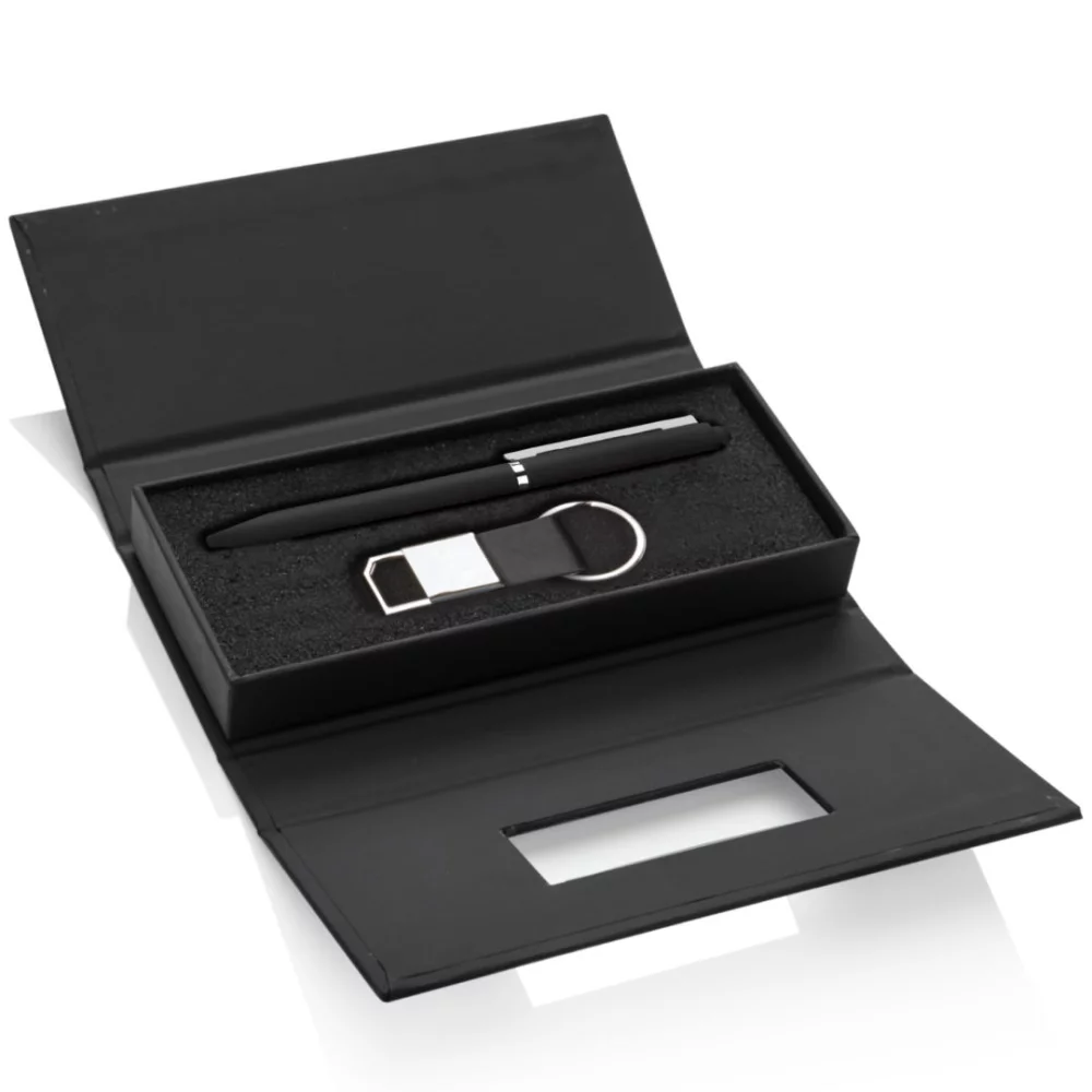 Viva Pen/Stylus/Keyring Gift Set - Black