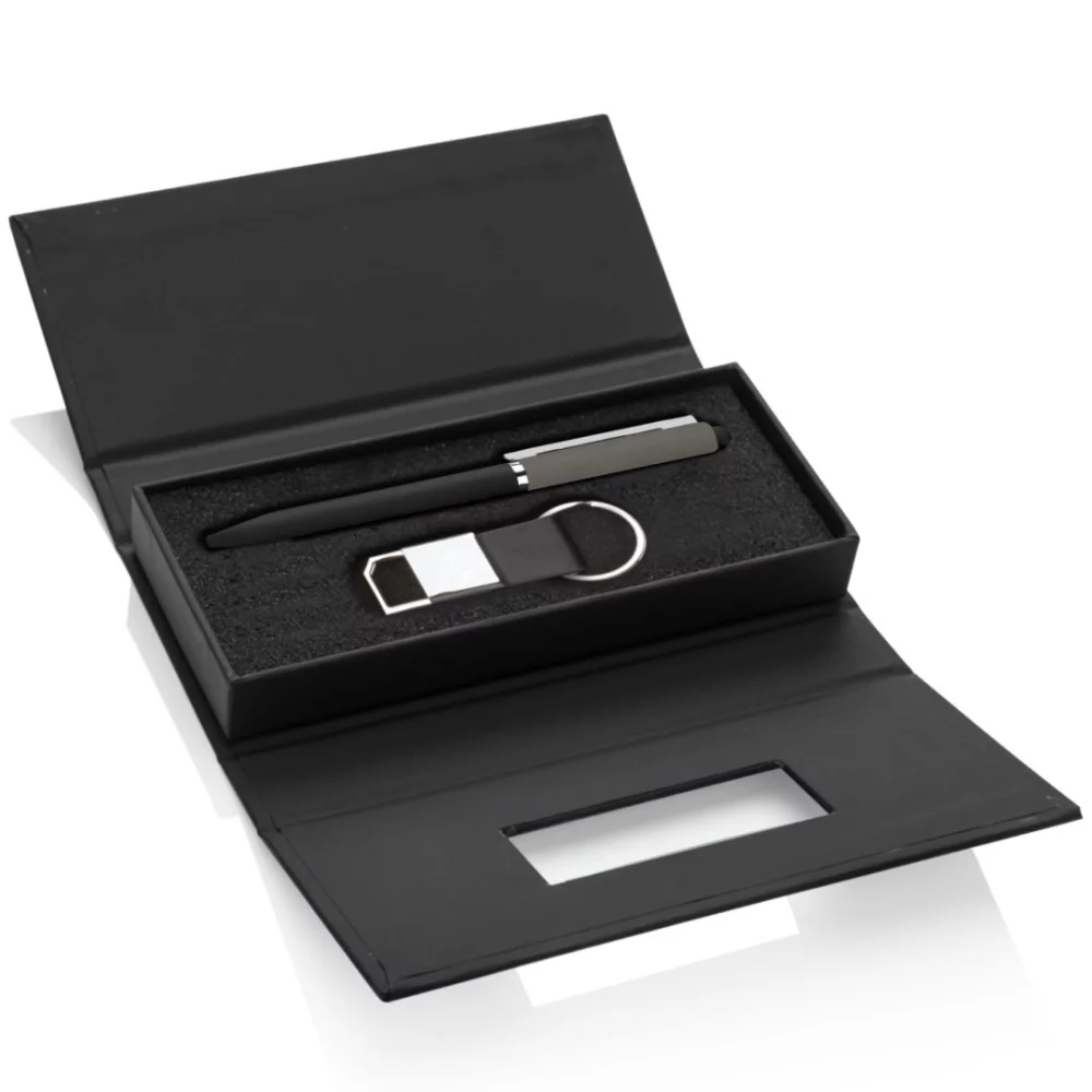 Viva Pen/Stylus/Keyring Gift Set - Gun Metal