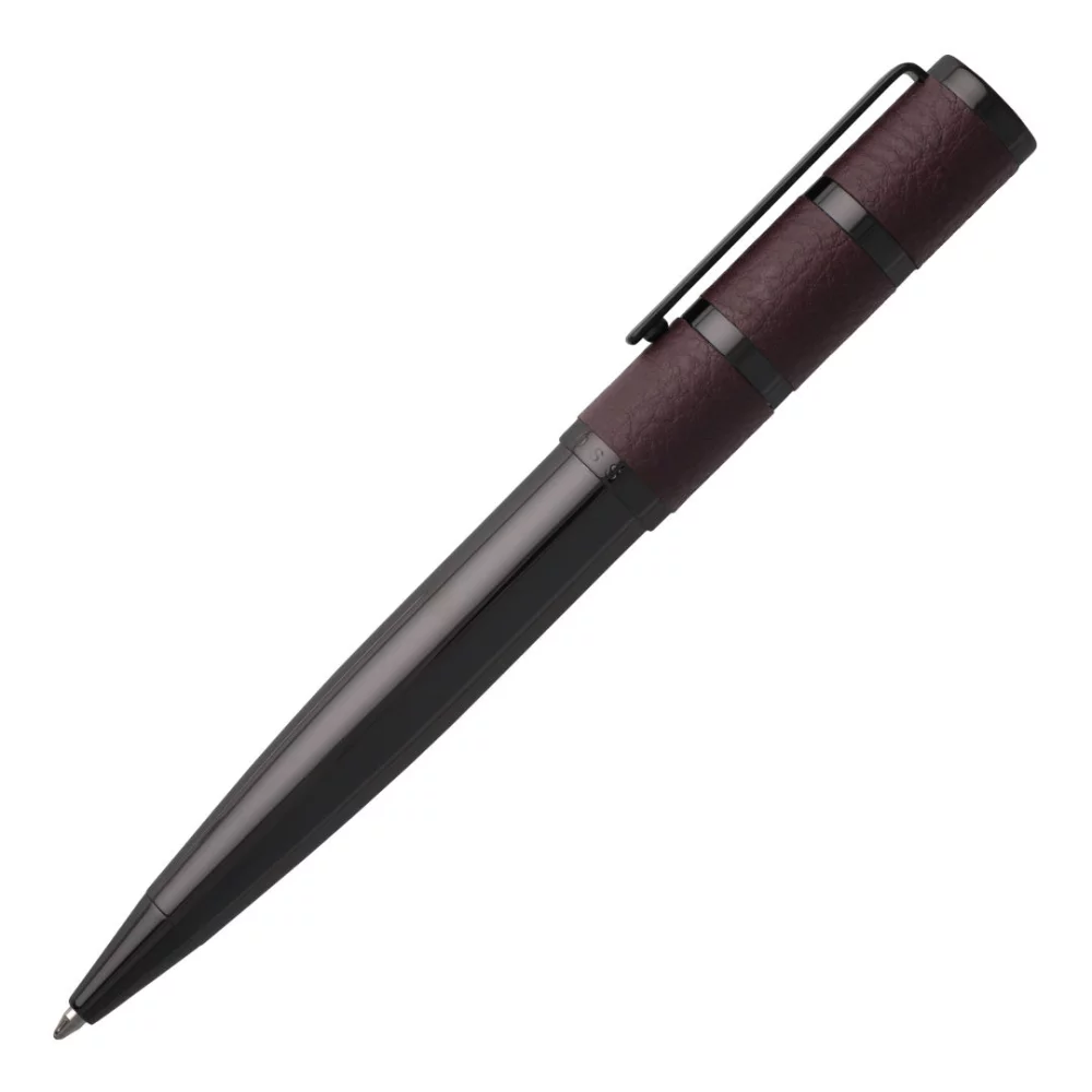 Hugo Boss® Formation Grained Ballpoint Pen - Burgundy