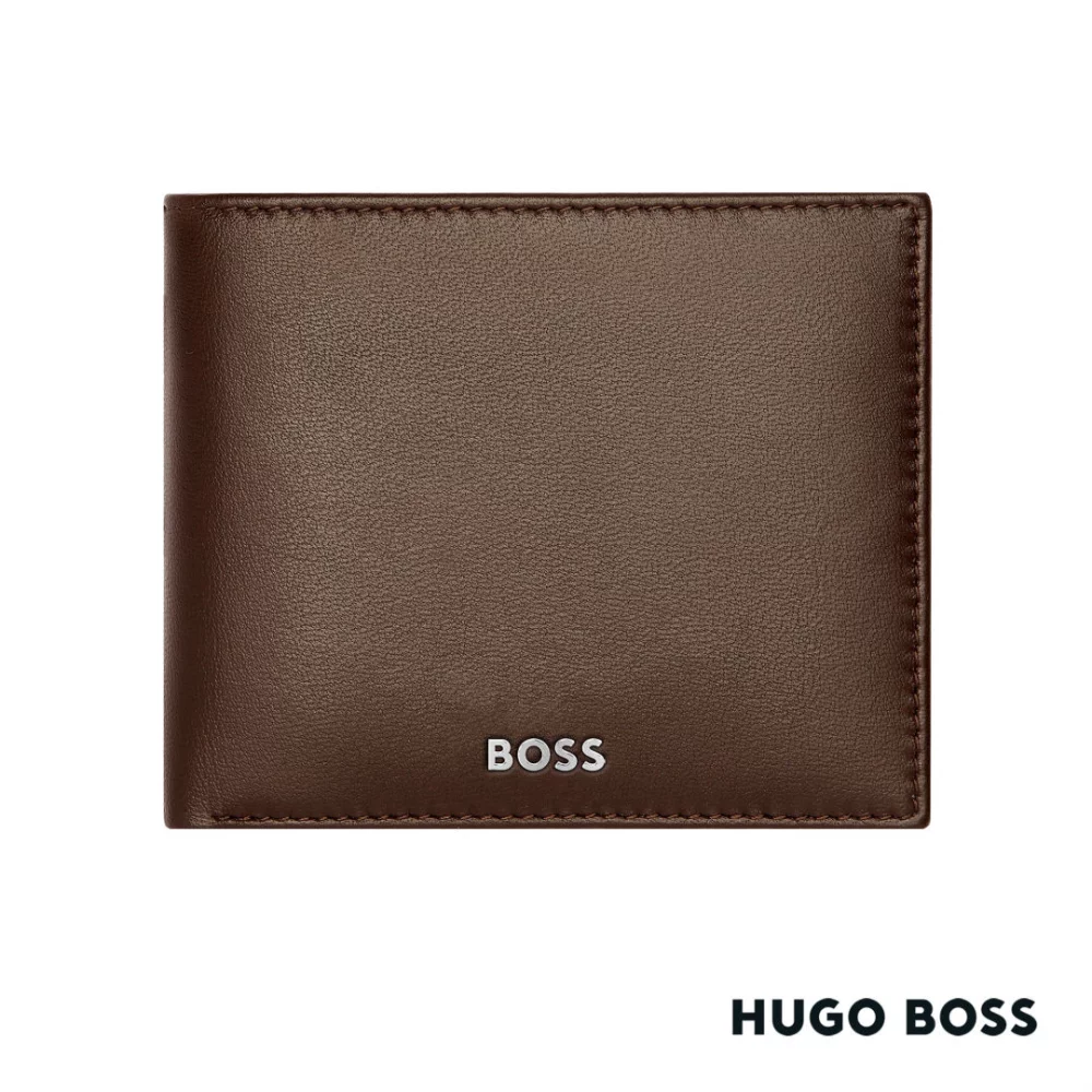 Hugo Boss® Classic Smooth Wallet w/Flap - Brown
