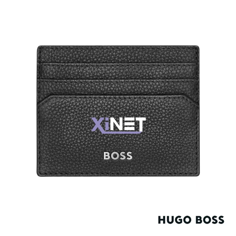 Porte-cartes grainé classique Hugo Boss® - Noir
