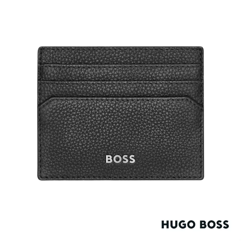 Hugo Boss® Classic Grained Card Holder - Black