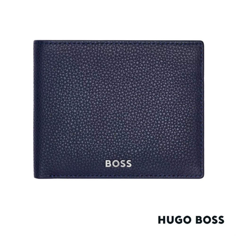 Hugo Boss® Classic Grained Wallet - Navy Blue