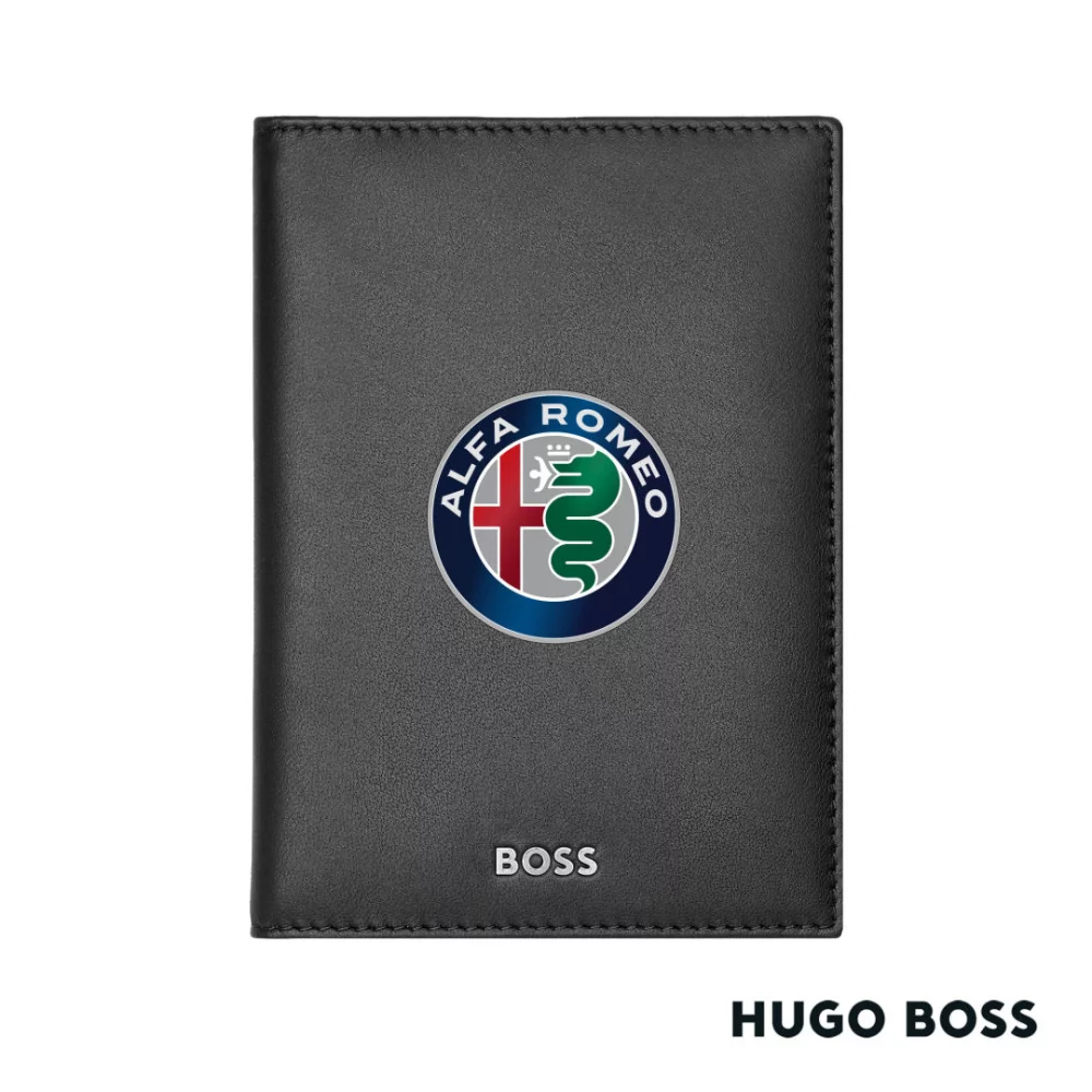 Hugo Boss® Classic Smooth Folding Card Holder - Black