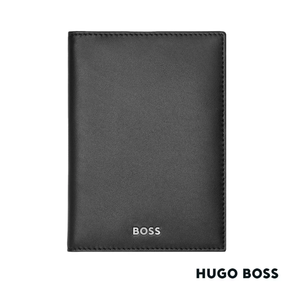 Hugo Boss® Classic Smooth Folding Card Holder - Black