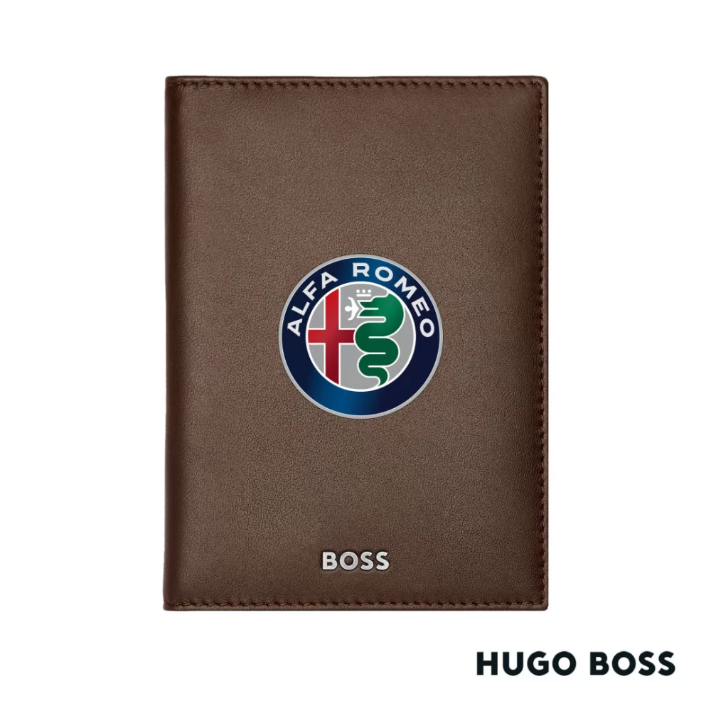 Hugo Boss® Classic Smooth Folding Card Holder - Brown