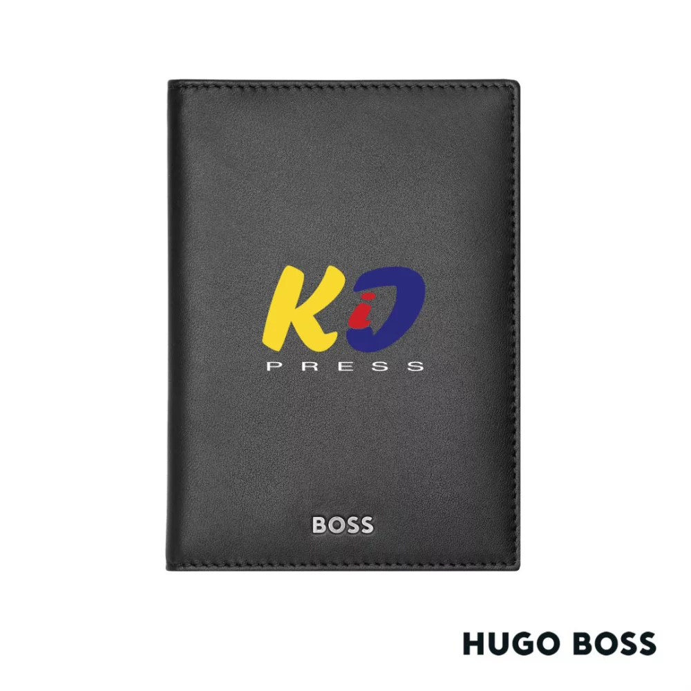 Hugo Boss® Classic Smooth Trifold Card Holder - Black