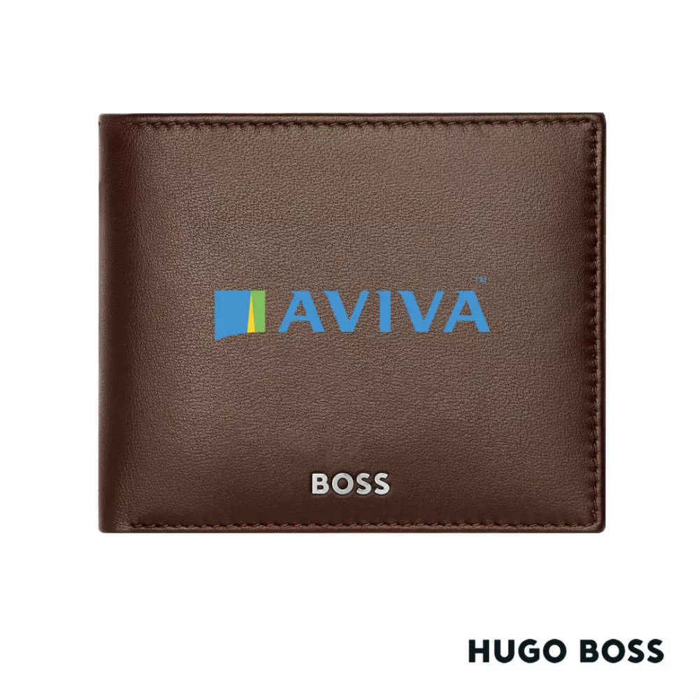 Hugo Boss® Classic Smooth Coin Purse - Brown