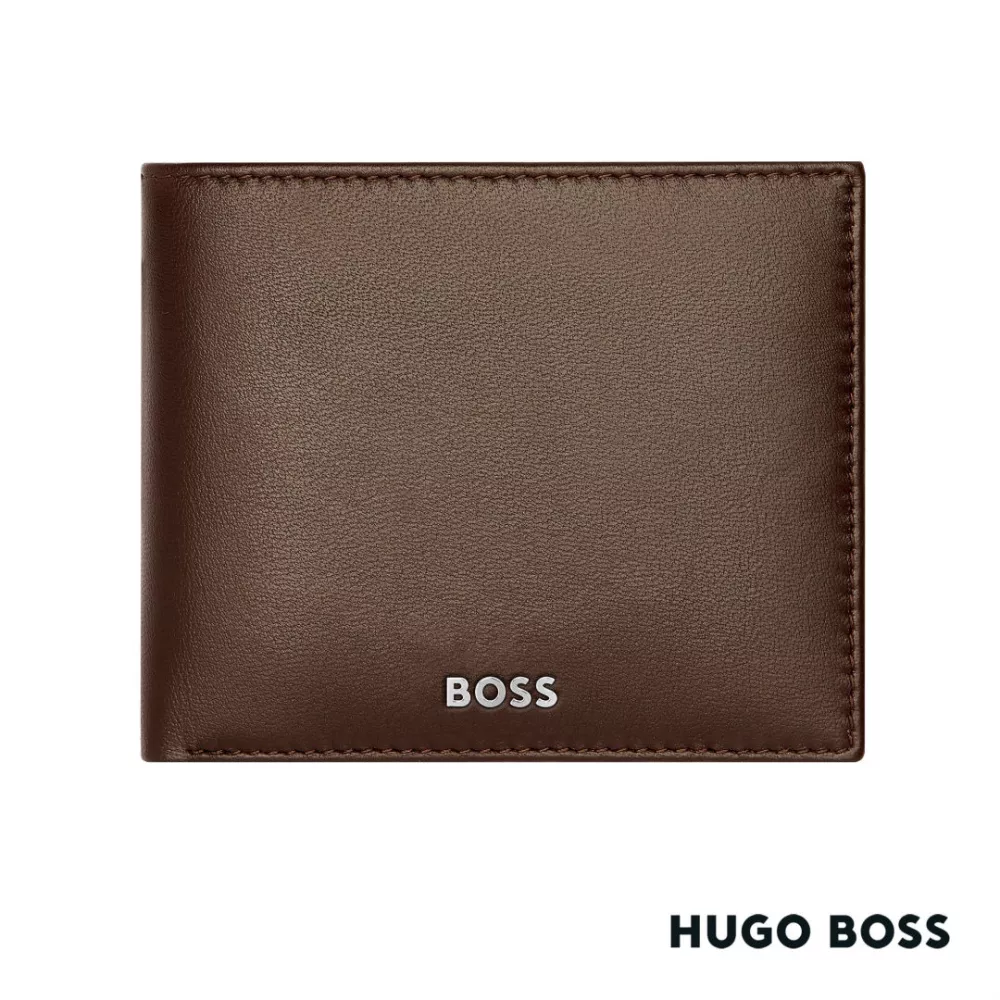 Hugo Boss® Classic Smooth Coin Purse - Brown