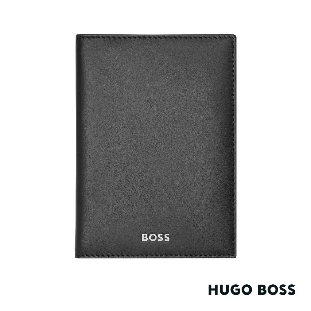 Hugo Boss® Classic Smooth Passport Holder - Black
