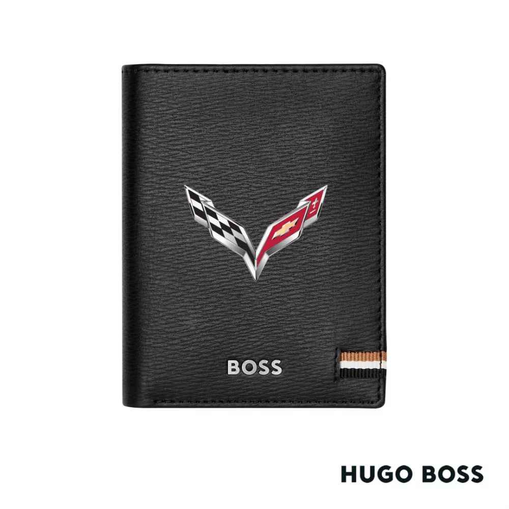 Hugo Boss® Iconic Folding Card Holder - Black