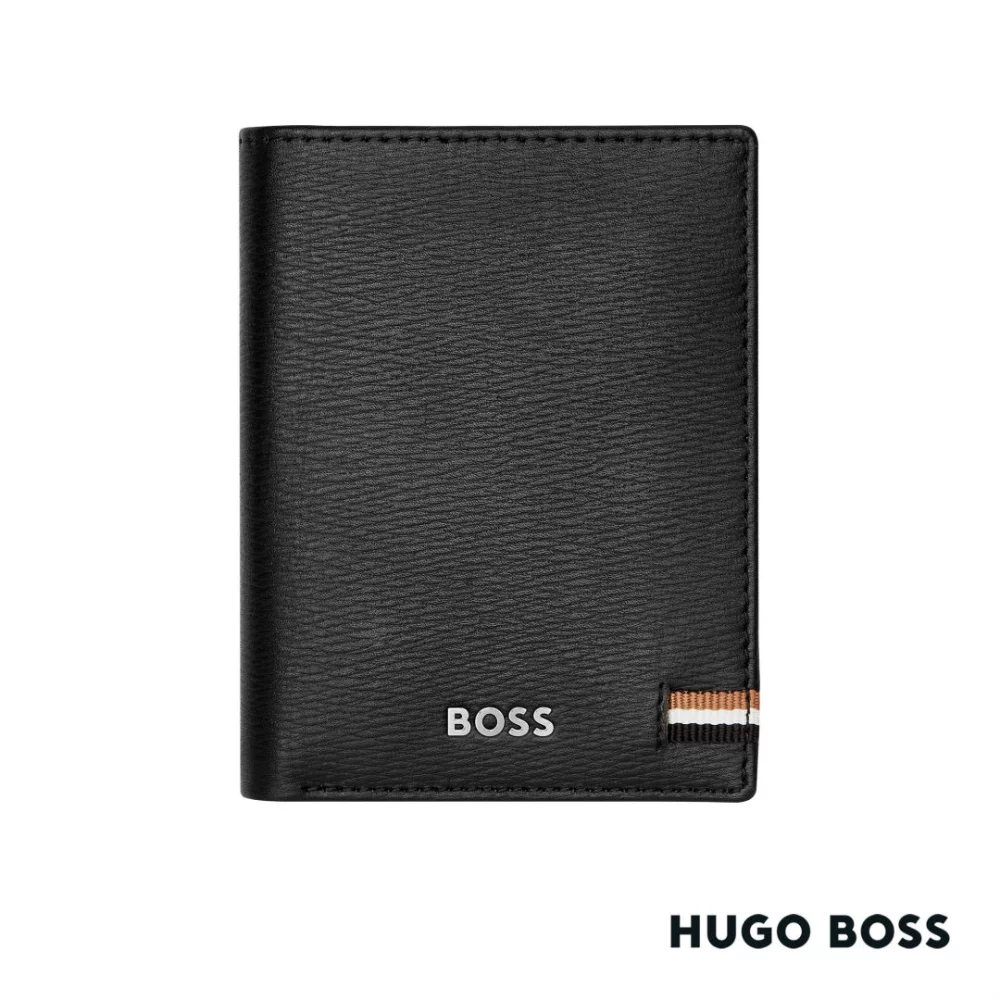 Hugo Boss® Iconic Folding Card Holder - Black