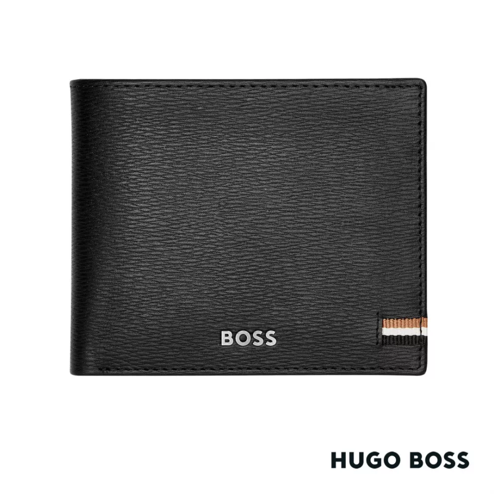 Hugo Boss® Iconic Wallet w/Flap - Black