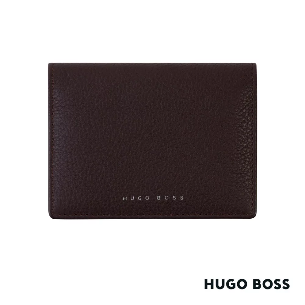 Hugo Boss® Storyline Card Holder - Burgundy