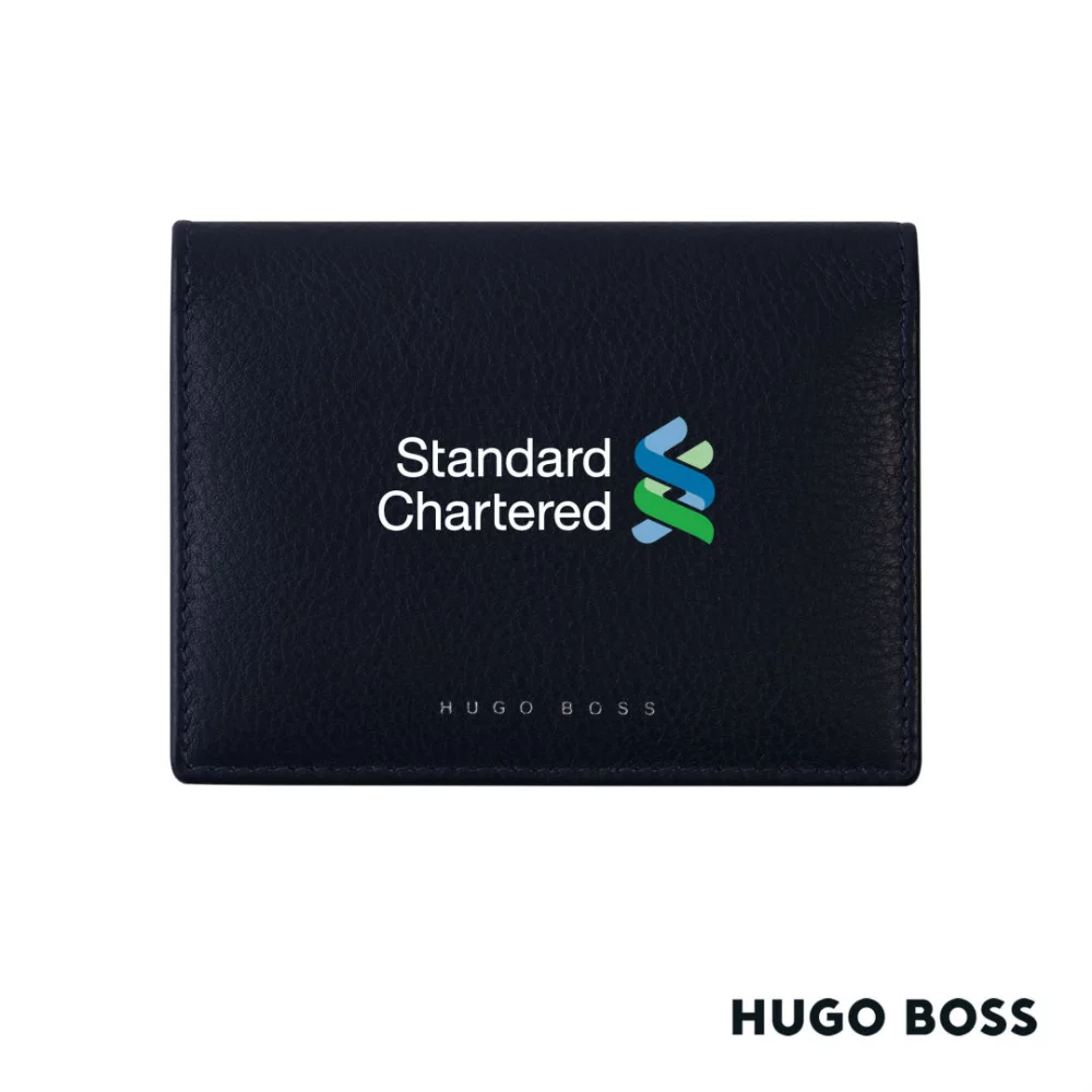 Hugo Boss® Storyline Card Holder - Dark Blue