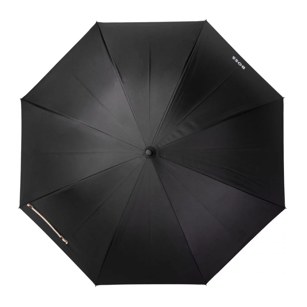 Parapluie de ville emblématique Hugo Boss® - Noir