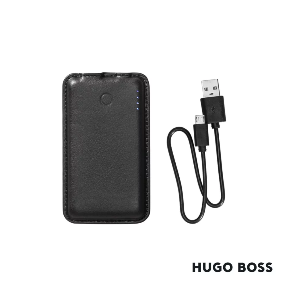 Hugo Boss® Dusk Power Bank 5000 mAH - Noir